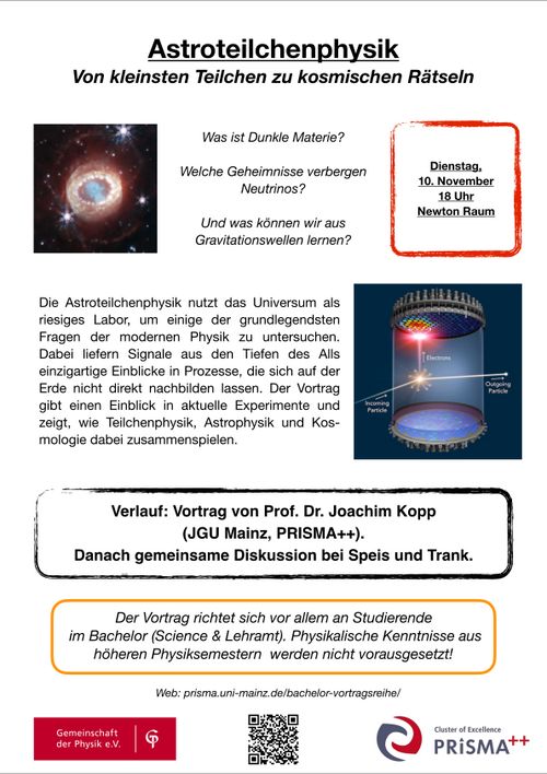 Astroteilchenphysik - Von kleinsten Teilchen zu kosmischen Rätseln
